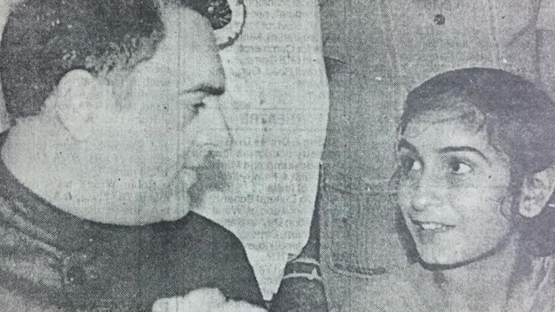 पूर्व प्रधानमंत्री राजीव गांधी के साथ नैना साहनी