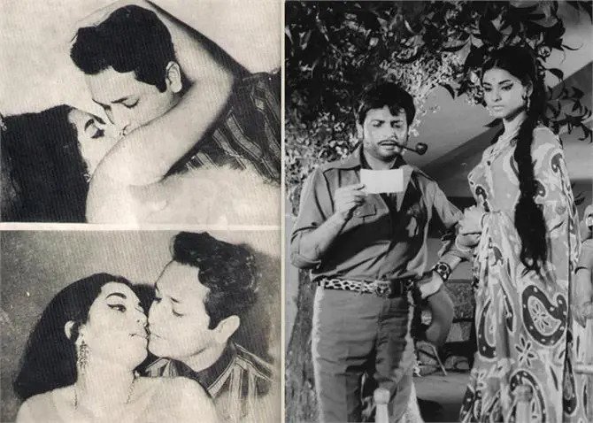 Rekha Kiss In Her First Film 25 Year Old Actor