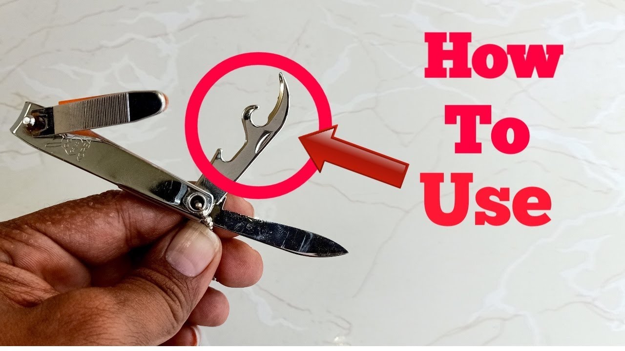 know why Nail cutter knife weird design